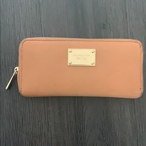 Michael Kors brown leather wallet